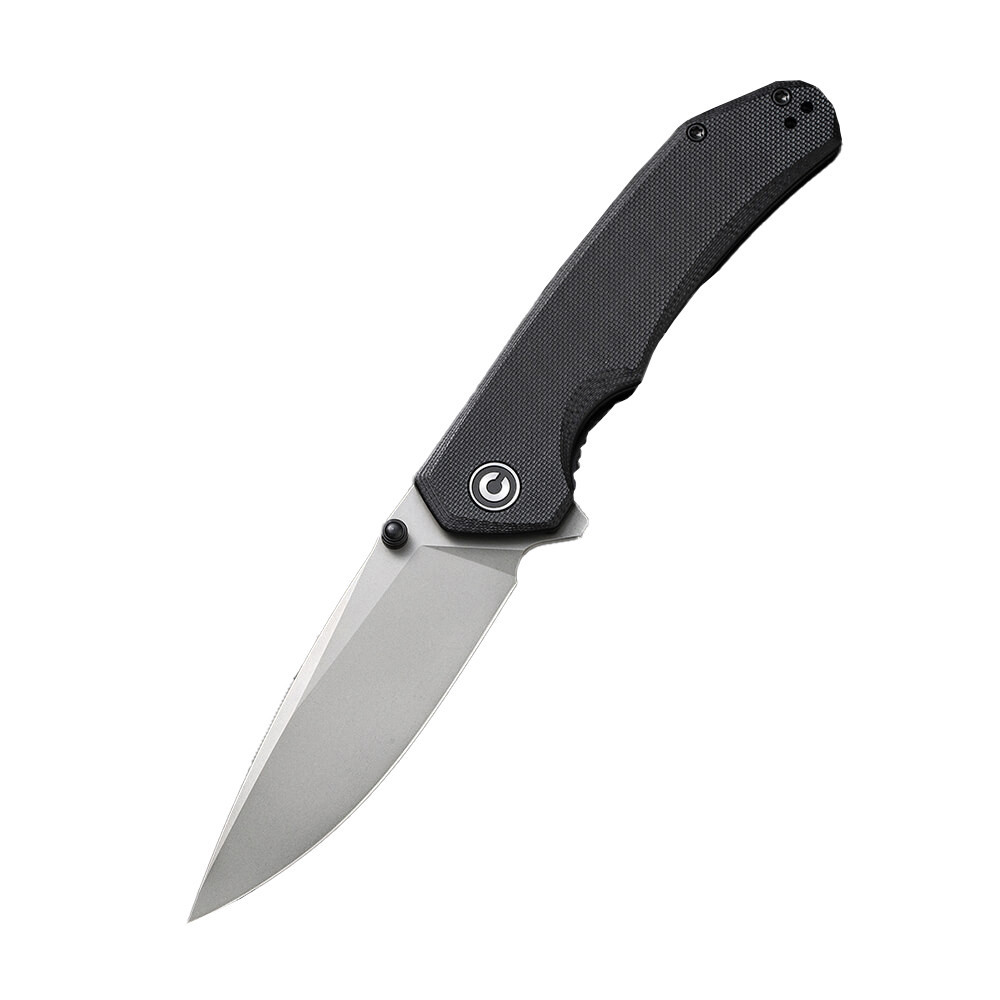 Нож складной туристический Civvi Brazen, (8.8 см) 14C28N / G10 черный Киев - изображение 1