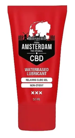 Вагінальний лубрикант Original CBD from Amsterdam — Waterbased Lubricant, 50 ml Sex Aura Київ