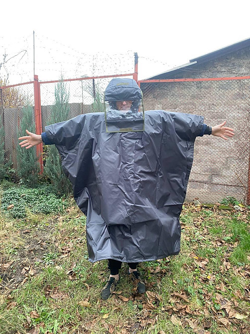 Антитепловізор, плащ від тепловізора, захист від тепловізора, анти-тепловізор темно-сірий Днепр - изображение 1