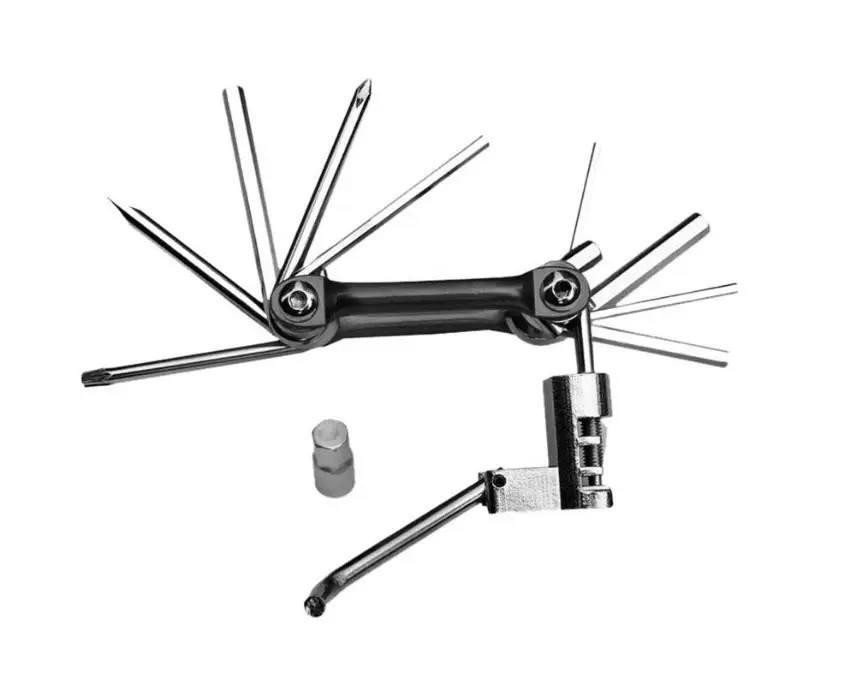 Мультитул для велосипеда, велоинструмент 11 в 1 (выжимка для цепи, шестигранники и др.) Бровары - изображение 3
