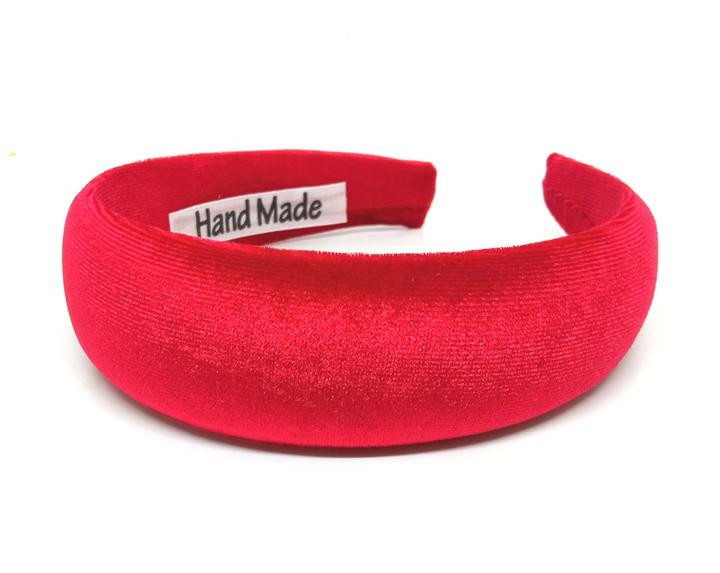Обруч на голову червоний модний Київ - фото 1