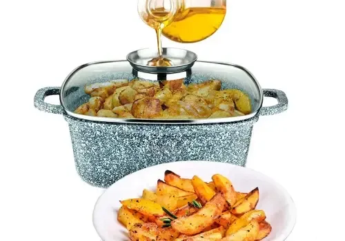 Казан жаровня с крышкой UNIQUE UN-5207 Коломия - фото 4