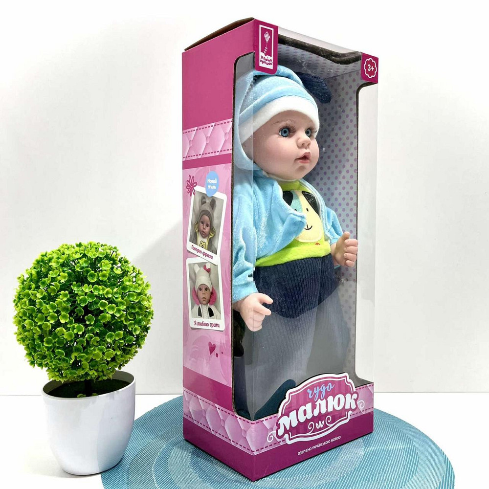 Пупс Країна Іграшок Чудо малюк відтворює веселі мелодії колискові або фрази Блакитний (PL-525-116) Чернигов - изображение 7