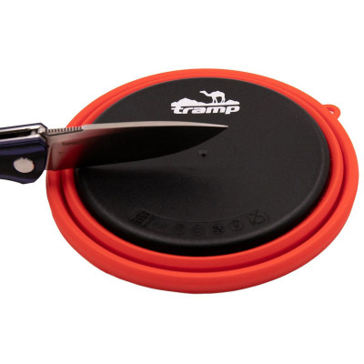 Миска туристична Tramp силіконова з пластиковим дном 550 мл (UTRC-123-terracota) Вінниця - фото 4