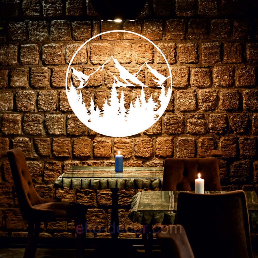 Декоративне настінне Панно «Гори», Декор на стіну Київ - фото 3