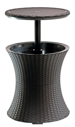Стіл-бар пластиковий Keter Cool Bar Rattan, коричневий Київ