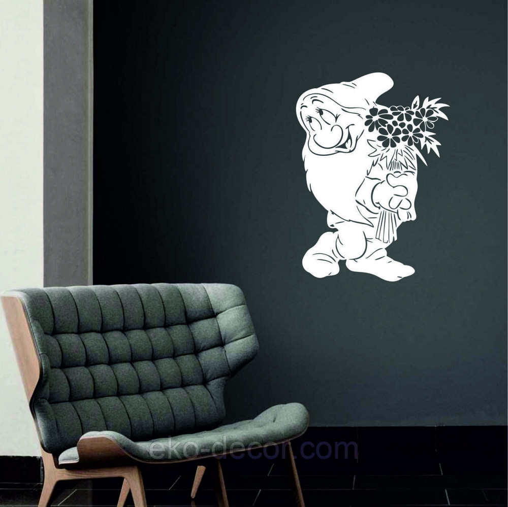 Декоративное настенное Панно «Гномик», Декор на стену 90*66 см Киев - изображение 2