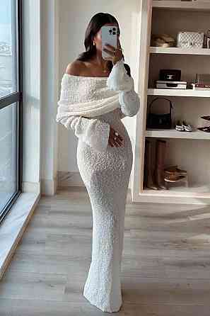 Женское элегантное нежное платье из нежного трикотажа букле Одесса