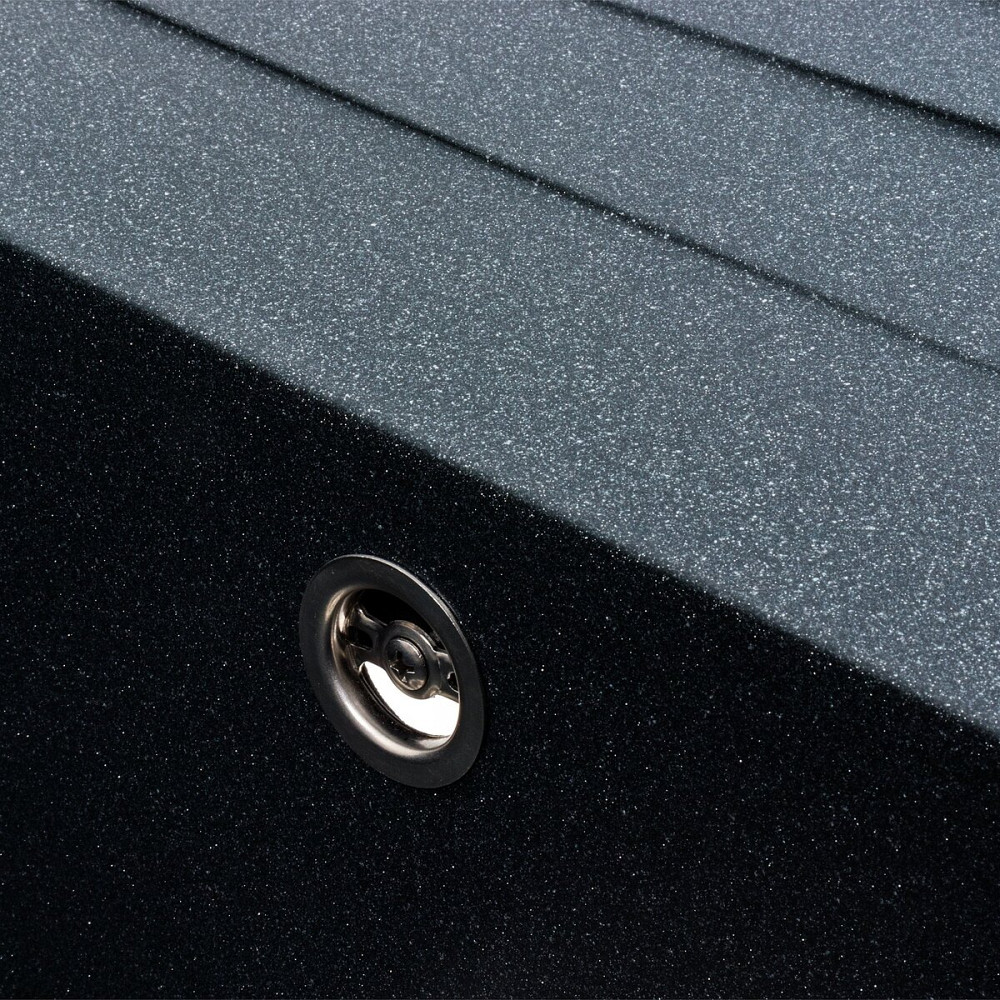 VALESO Гранітна мийка для кухні VALESO CASCADA 7050 матова Антрацит Коломия - фото 11