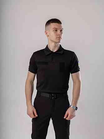 Мілітарі футболка кулмакс чорна чоловіча Pobedov Recon Київ