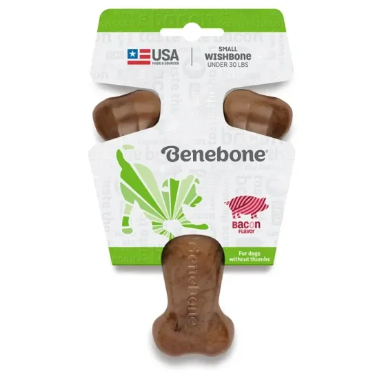 Жувальна іграшка для собак Бенебон Benebone Wishbone Bacon іграшка зі смаком бекону для собак до 54 кг (розмір Giant) Вінниця