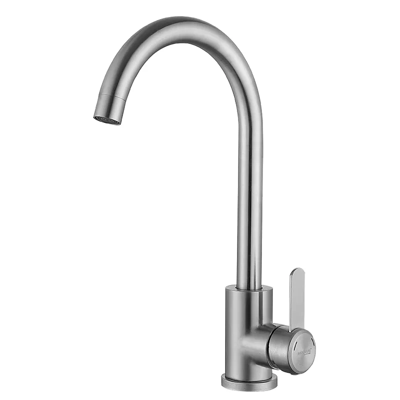 Змішувач для кухні Mixxus FAN-011 із нерж. сталі SUS304 (MI6107) Київ - фото 1