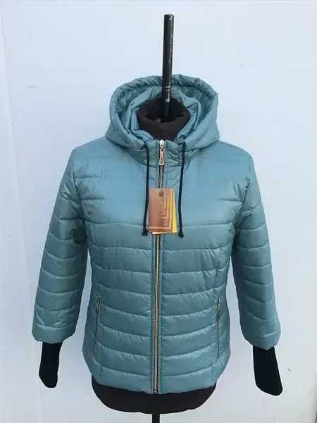 Женская демисезонная куртка с трикотажными манжетом. 42-58р Киев - изображение 7