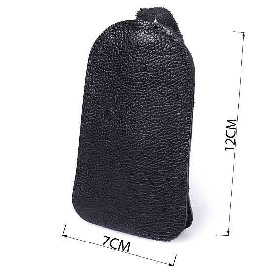 Оригинальная кожаная ключница Shvigel 15313 Черная Киев