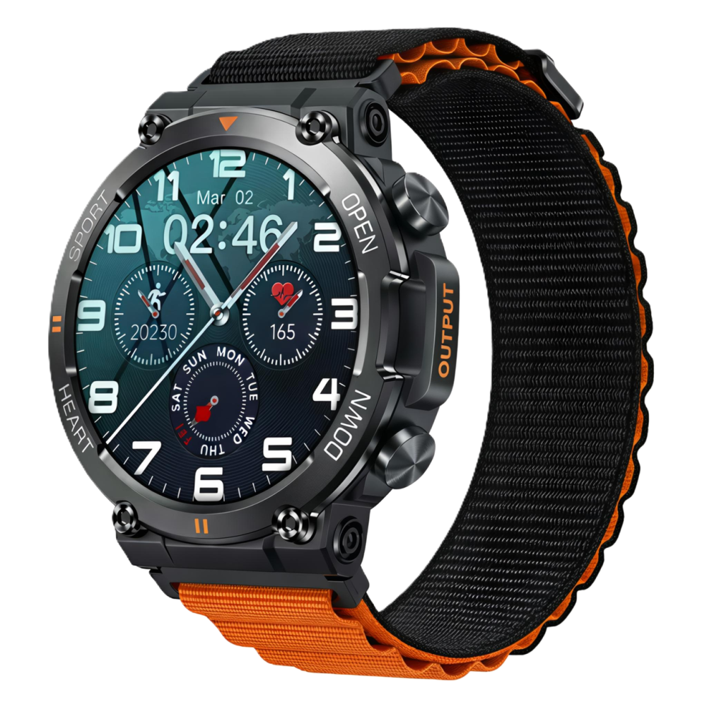 Розумний смарт-годинник Smart Storm Cyber Orange (2 ремінці) Київ - фото 1