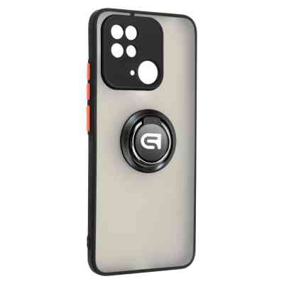 Чехол для мобильного телефона Armorstandart Frosted Matte Ring Xiaomi Redmi 10C Black (ARM68366) Винница
