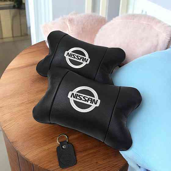 Декоративні подушки з логотипом Nissan Нисан, Комфортна подушка для автомобіля, Автоподушки з логотипом ZJ-67 Івано-Франківськ