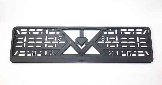 Рамка під номер пластик чорна Tuning (замок-книжка) Вінниця