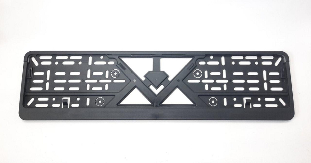 Рамка під номер пластик чорна Tuning (замок-книжка) Вінниця - фото 1