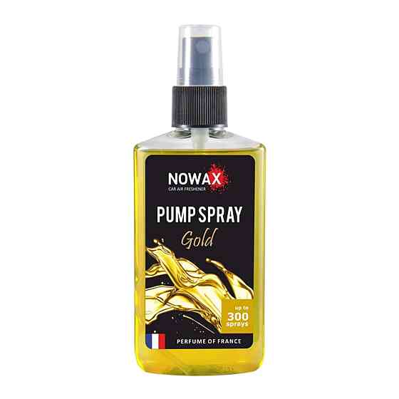 Ароматизатор Nowax Pump Spray Gold, 75ml з розпилювачем Київ