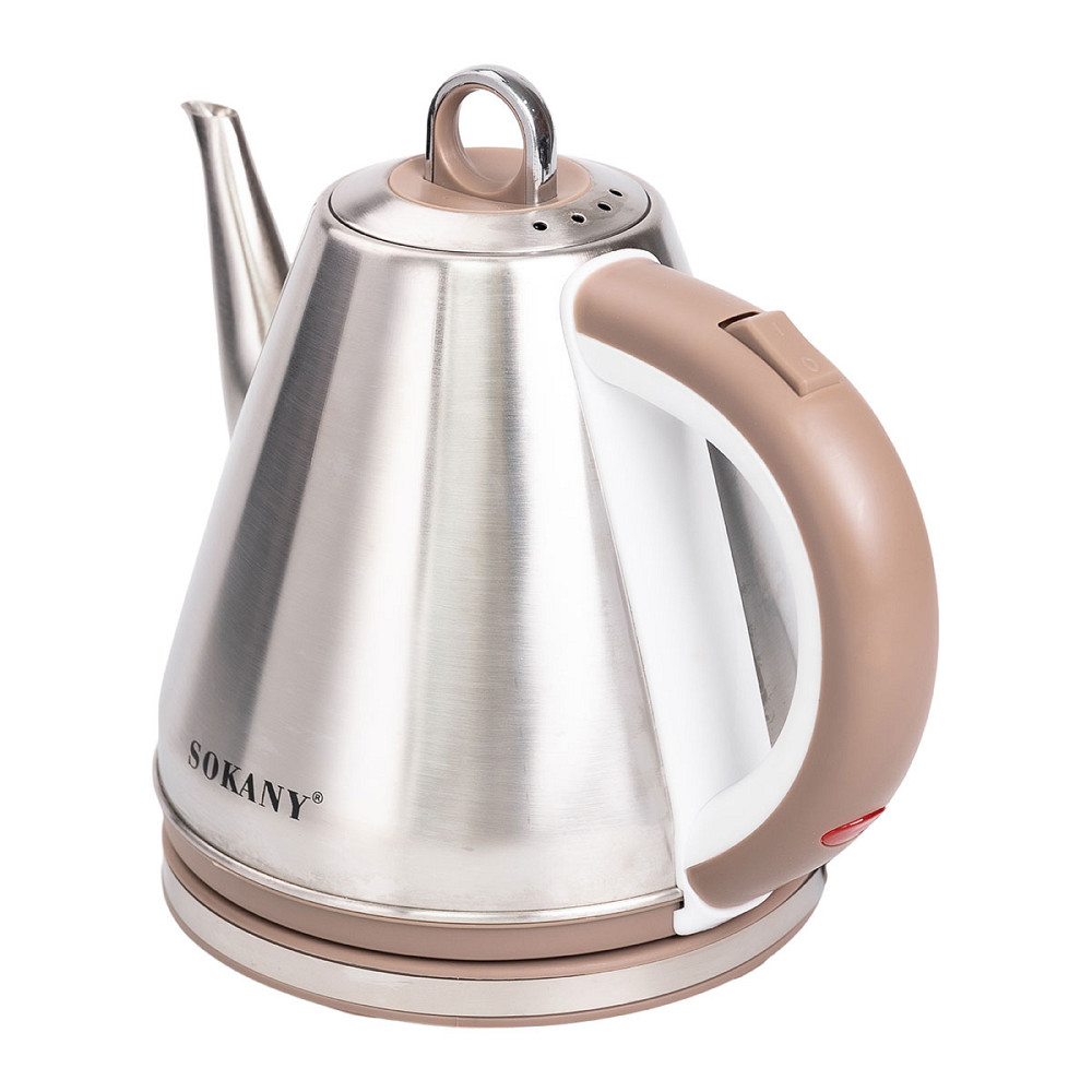 Чайник електричний 1,5 л Sokany електрочайник дисковий 1100 Вт SK-SH-1083 Коломия - фото 5