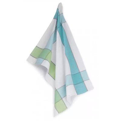 Рушник Kela кухонний Carla Streifen клітинки синьо-зелений, 70х50 см (12281) (00000018262) Вінниця - фото 1