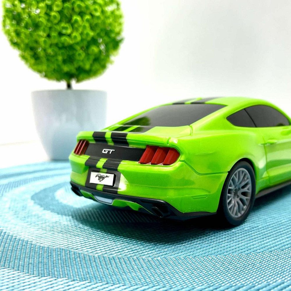 Машина Ford Mustang з гумовими колесами на радіокеруванні 1:20 Зелена (10487) Чернигов - изображение 5