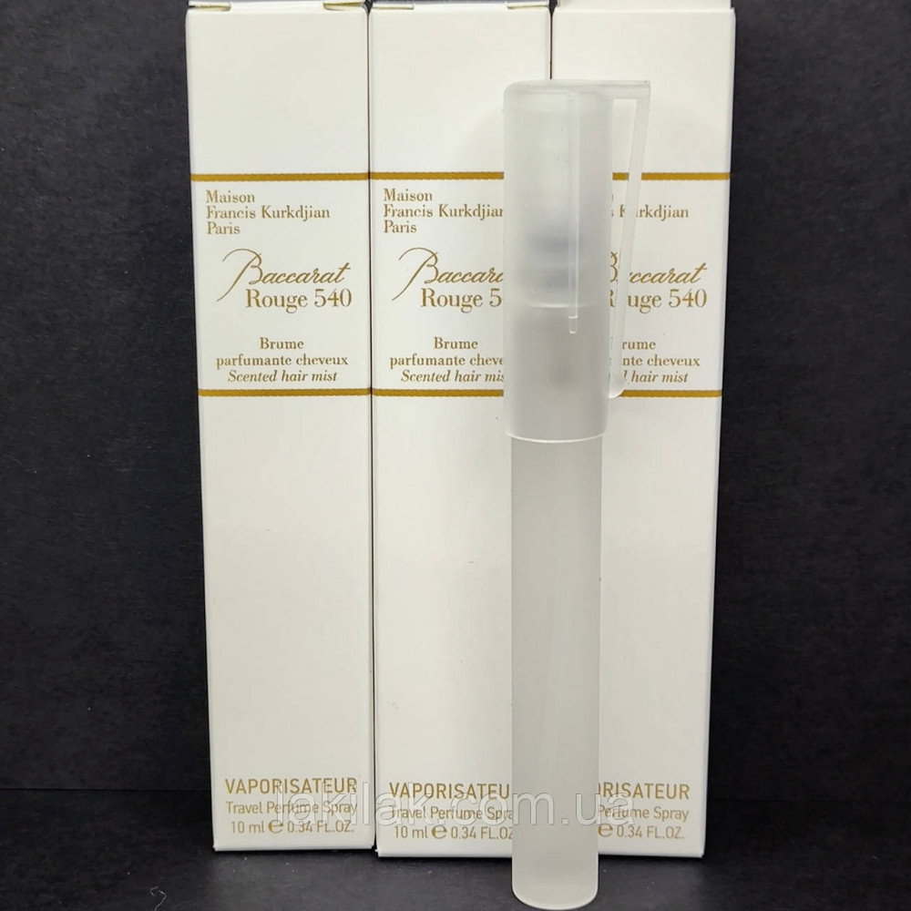 Парфумована вода Francis Kurkdjian Baccarat Rouge 540 Hair Mist 10мл (з роспилювачем), унісекс Херсон - фото 1