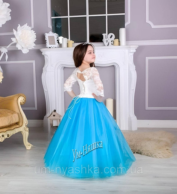 Длинное нарядное платье Мелиса на 6-7 лет Кривой Рог - изображение 2