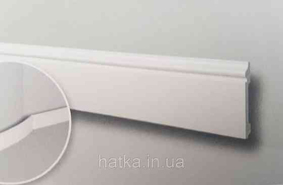 Плинтус напольный NMC decoration 2000Х120Х15 дюрополимер FL2 белый возможность окраски 3013706 Киев