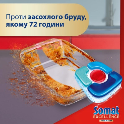 Таблетки для посудомийних машин Somat Excellence 5-в-1 20 шт. (9000101808384) Вінниця - фото 5