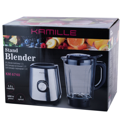Блендер стаціонарний 600W 6740 KAMILLE Житомир - изображение 7