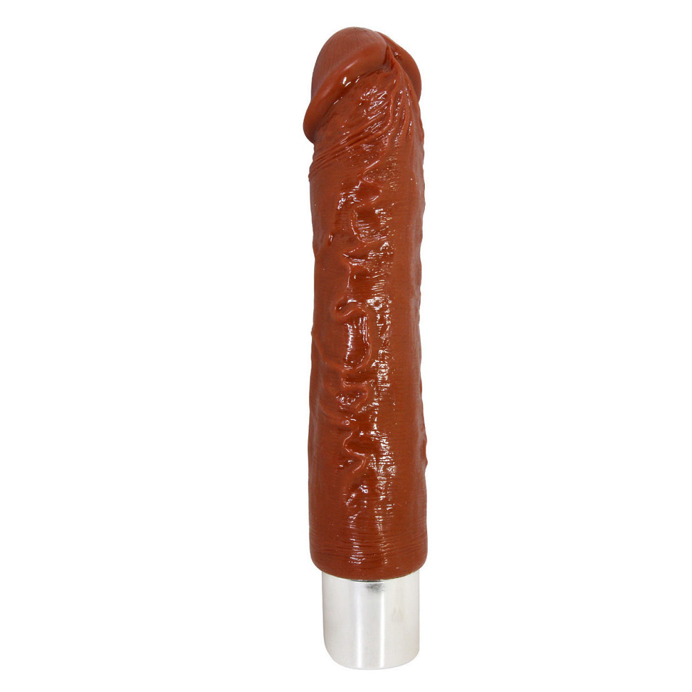 Реалістичний вібратор Pretty Love — Rufus Pro Realistic Vibrating Dildo Brown, BW-500082DC Sex Aura Київ - фото 3