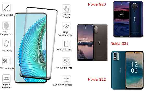 Захисне скло HyperGlass Pro для Nokia G20, Nokia G21, Nokia G22 – максимальна чутливість та захист Київ