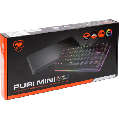 Клавиатура Cougar Puri Mini RGB USB Black (Puri Mini RGB) Винница - изображение 4