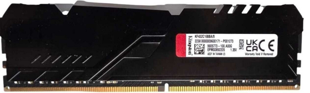 Kingston Оперативна пам'ять DDR4 16 2x8Gb HyperX Fury RGB 3200MHz. Харків - фото 6