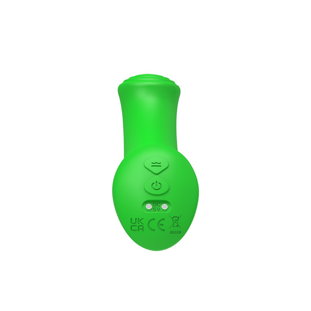 Вибратор классический Chisa Lust Ripple Popple, силиконовый, зеленый Sex Aura Киев - изображение 6