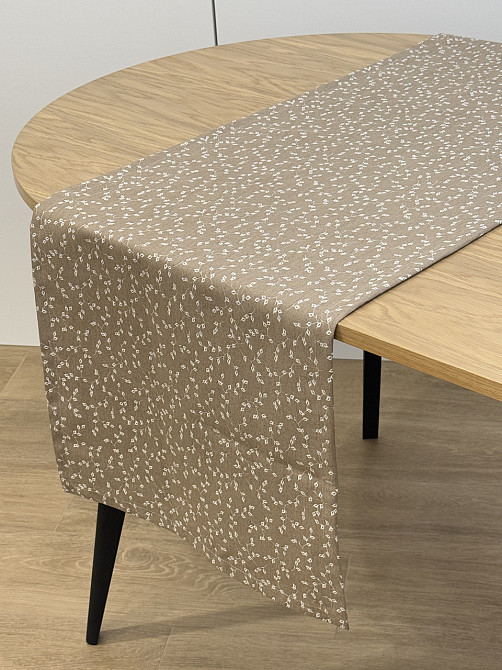 Ecotton Ранер доріжка Ecotton DUCK 45x170 см для обіднього столу водовідштовхувальна кремовий ( Киев - изображение 1