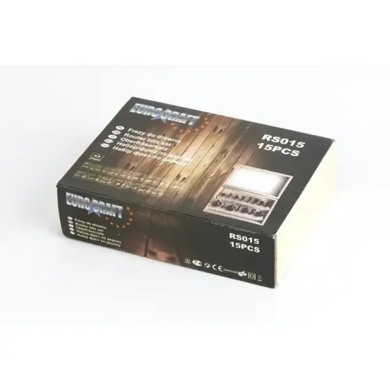 Набір фрез Euro Craft – 15 шт, обробка деревини, кейс Львів