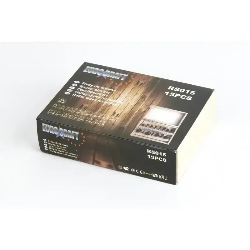 Набір фрез Euro Craft – 15 шт, обробка деревини, кейс Львів - фото 2