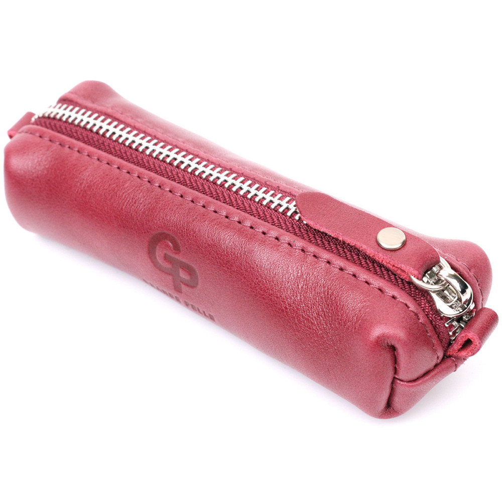 Жіноча шкіряна ключниця Бордовий (GRANDE PELLE) Київ - фото 5