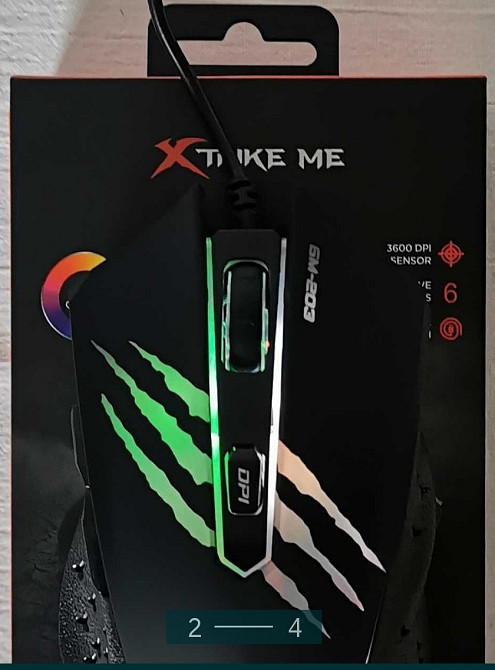 Мышь компьютерная игровая с подсветкой Xtrike GM-203 Киев - изображение 2