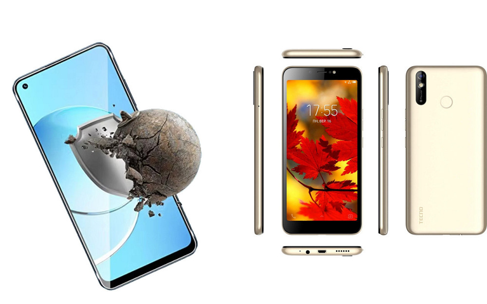 Захисне скло DefenzoGlass для Tecno Pouvoir 3 Air (LC6a) – подвійна міцність Київ - фото 2