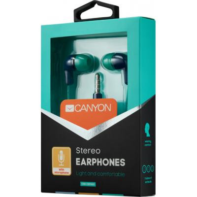 Наушники Canyon Blue-Green (CNS-CEPM02GBL) Винница - изображение 3