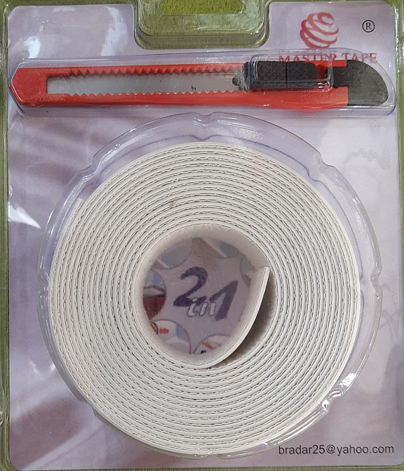 Силіконова стрічка для сантехніки 38мм*3м, MASTER TAPE Павлоград - фото 1