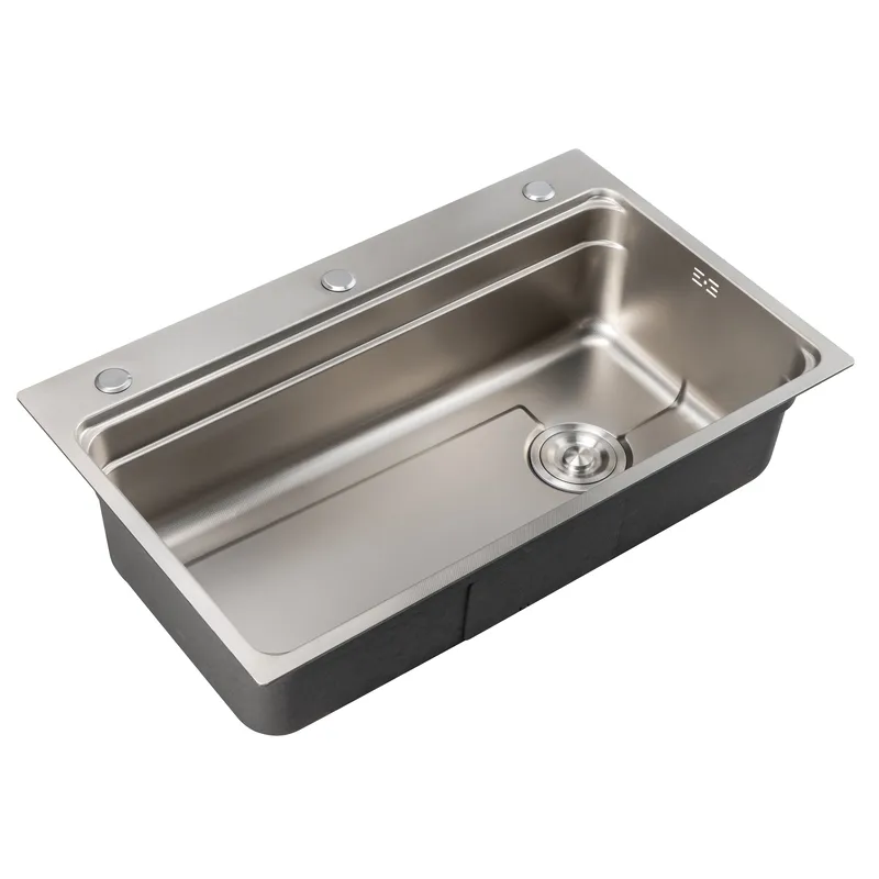 Мийка з неіржавкої сталі Mixxus MS7546-Set-01 Micro Decor SS Color (3.0/0.8) комплект (нерж.) (MI8391) Харків - фото 1