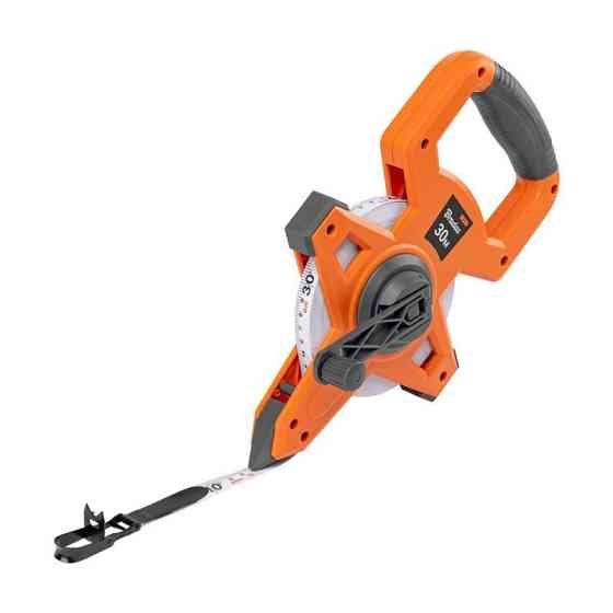 Рулетка вимірювальна, fiberglass, швидка, 30 м, DIY-MH12-03015F/CB Київ