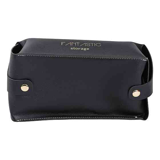 Салфетниця з еко шкіри в машину 21х12х8 см контейнер для серветок Чорний HP-3-210B Коломия