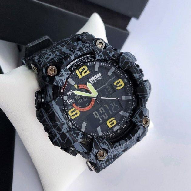 Мужские наручные часы Skmei 1520 Серый Винница - изображение 2