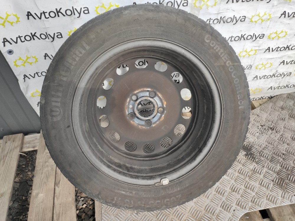 Диск металевий з шиною 205/55 R16 VW Touran 2004-2010 Ковель - изображение 7
